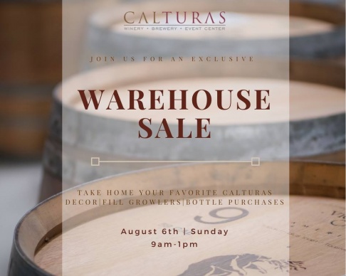Calturas Warehouse Sale