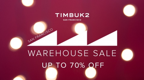 Timbuk2 SF Warehouse Sale