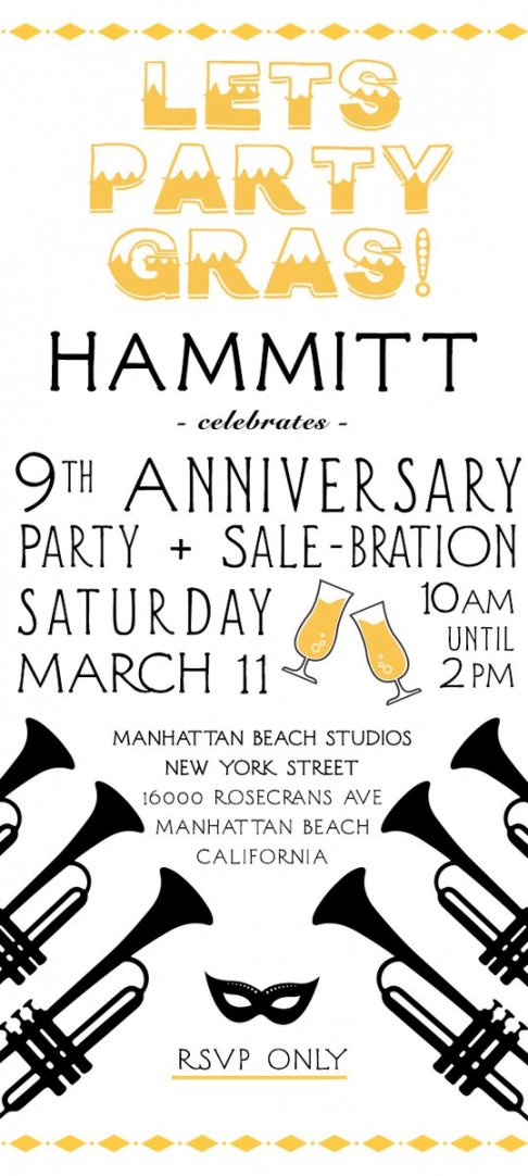 Hammitt anniversary party and sample sale